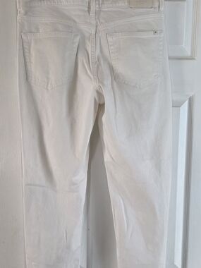 Lucky Brand White Cropped Ankle Jeans